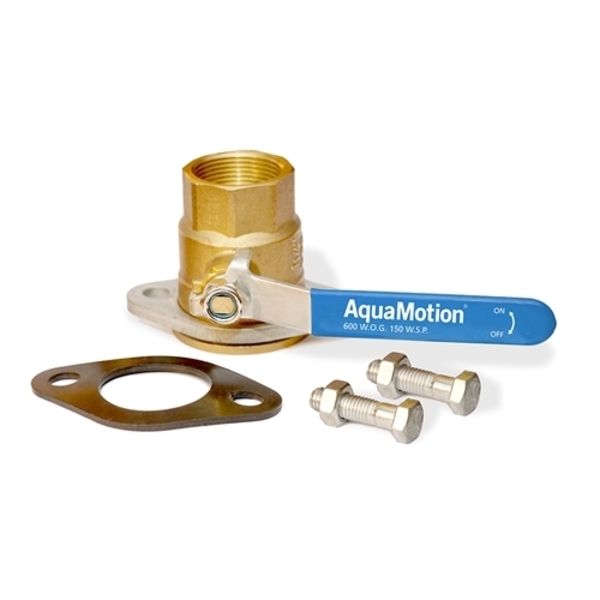 Aquamotion Isolation Flanges/ Shut-Off Flanges, 1” Npt Full Port Ball Valve SO100T